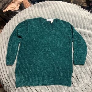 White Stag Teal V-Neck Sweater